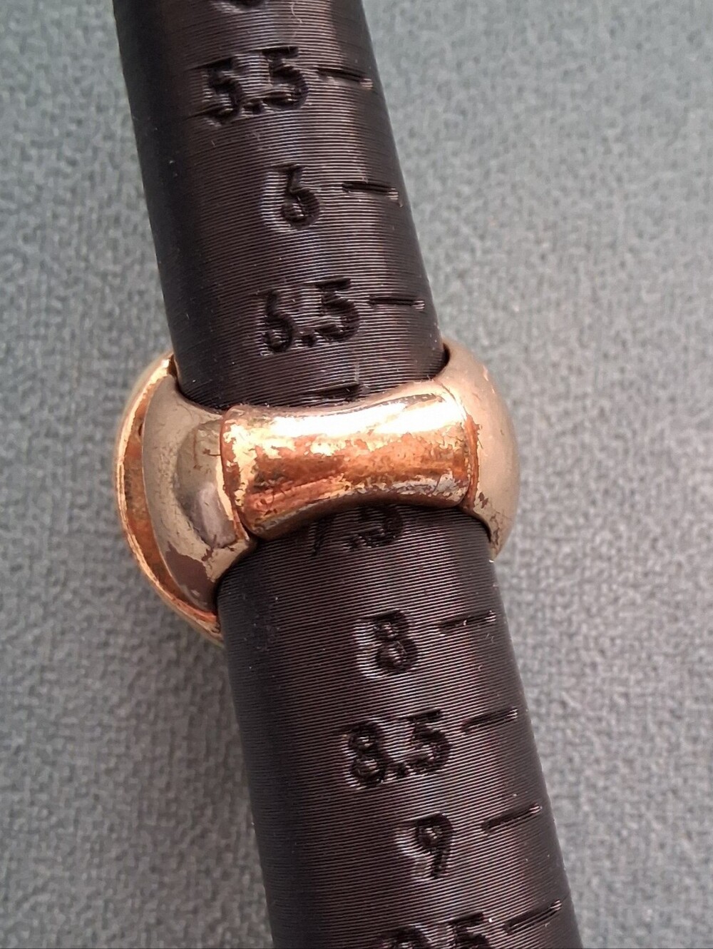 Vtg Enamel Crystal Cocktail Ring, Rare! - Picture 7 of 10